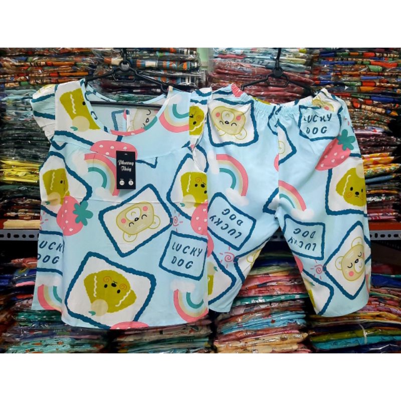 Bộ tole lanh f21 lửng cánh tiên mặc nhà thoải mái 50kg đến 85kg