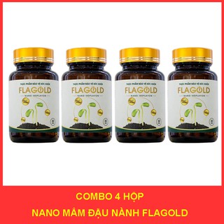 Combo 4 hộp Nano mầm đậu nành Flagold