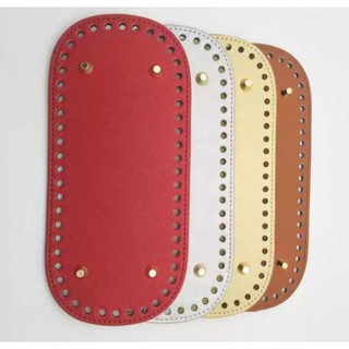 Đế da pu đan móc thủ công Sz 22 * 10cm