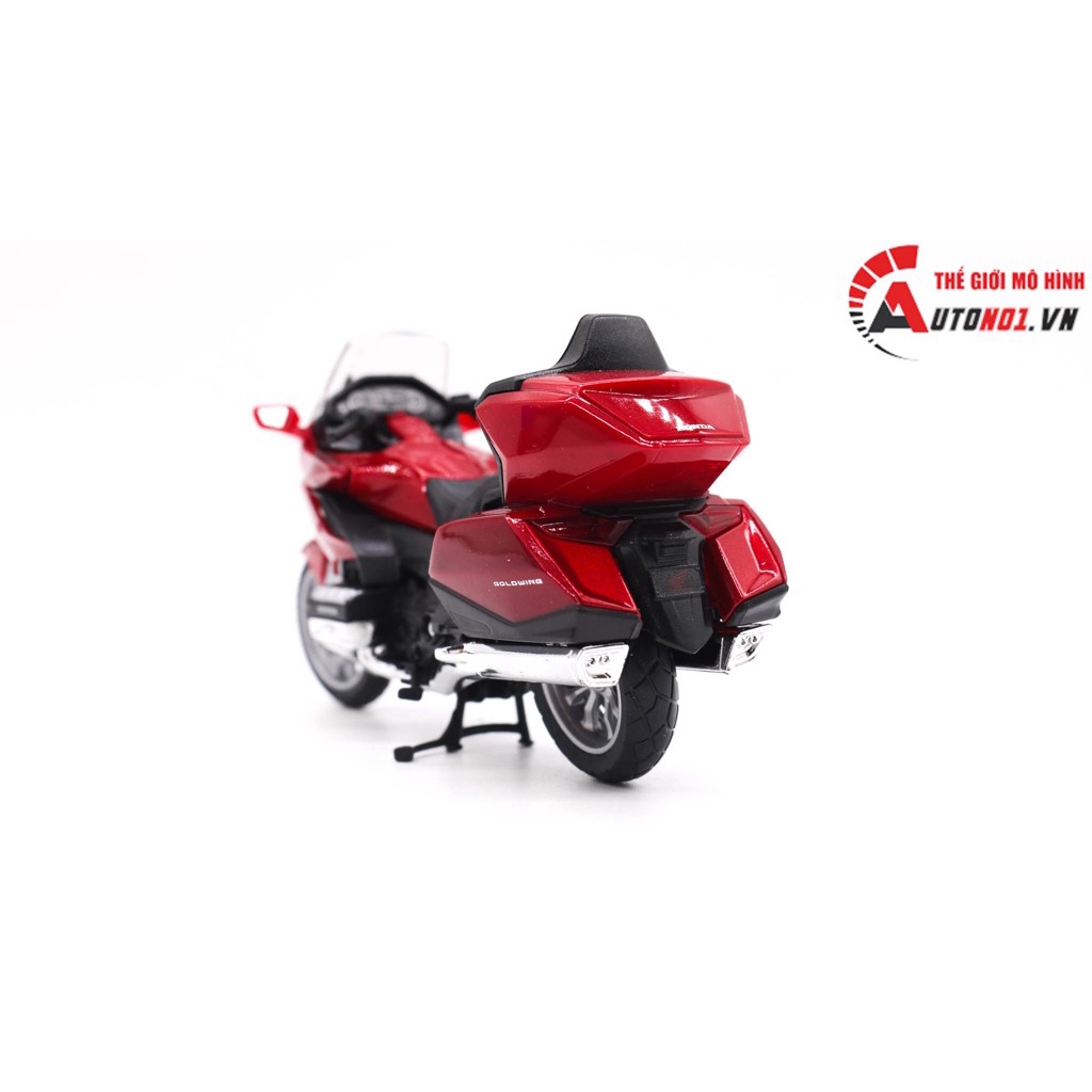 MÔ HÌNH XE HONDA GOLDWING 2020 RED 1:18 WELLY 3543