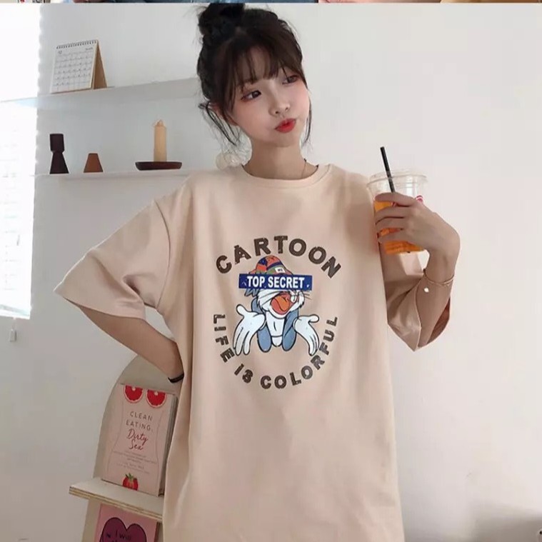 Áo phông tay lỡ form rộng_Fresize 65kg | BigBuy360 - bigbuy360.vn