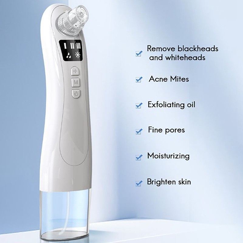 Blackhead Remover Face Deep Nose Cleaner T Zone Pore Pimple Removal Vacuum Suction Facial Diamond Beauty Clean Skin Tool