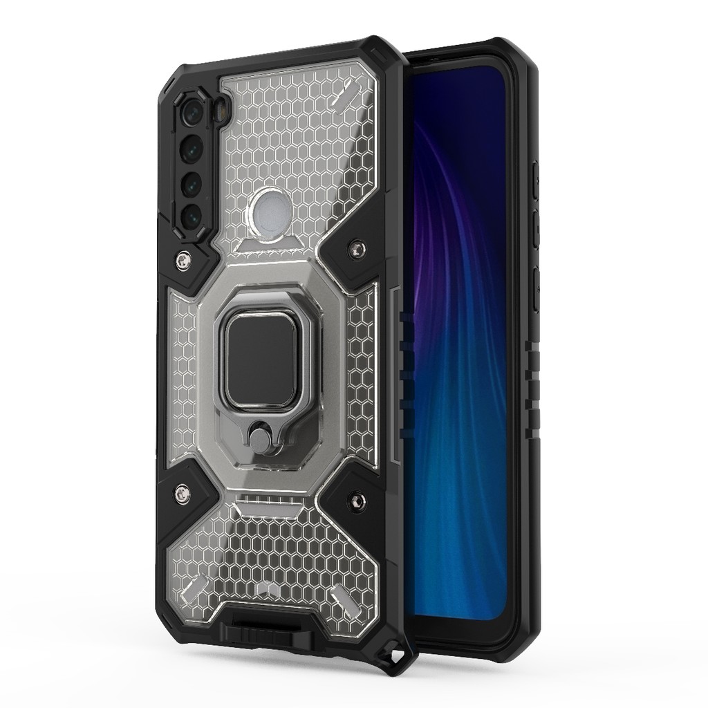 Ốp lưng Redmi Note 8 Tổ Ong Iring không gian mới chống sốc giá đỡ xem phim