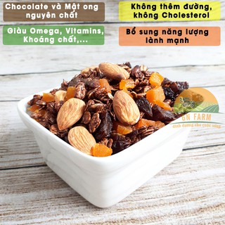 Granola Socola đen không đường - Ngũ cốc socola