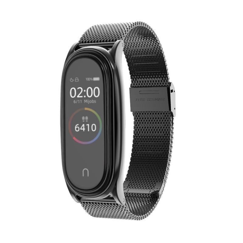 Dây Đeo Kim Loại Cho Đồng Hồ Thông Minh Xiaomi Band 5 / 4 / 3