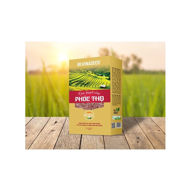 Gạo Phúc Thọ Đỏ Huyết Rồng hộp 1kg