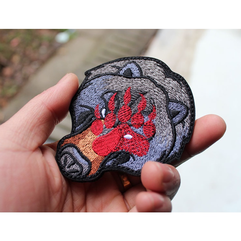Patch_velcro gấu Seiko chiến thuật