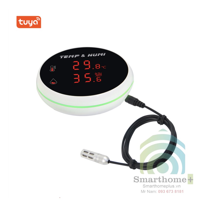 Cảm Biến Giám Sát Nhiệt Độ Độ Ẩm Phòng Máy Chủ Wifi Tuya SHP-LB3v2