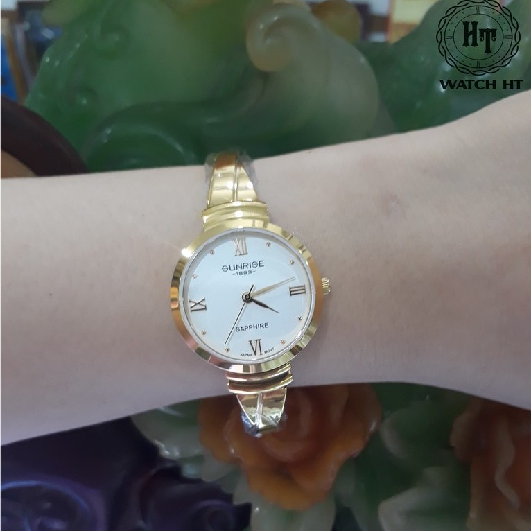 Đồng hồ nữ SUNRISE 9945SB kính Sapphire chống xước và chống nước tuyệt đối | BigBuy360 - bigbuy360.vn