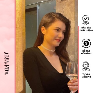 Dây chuyền choker phối kiểu size 4-5 li