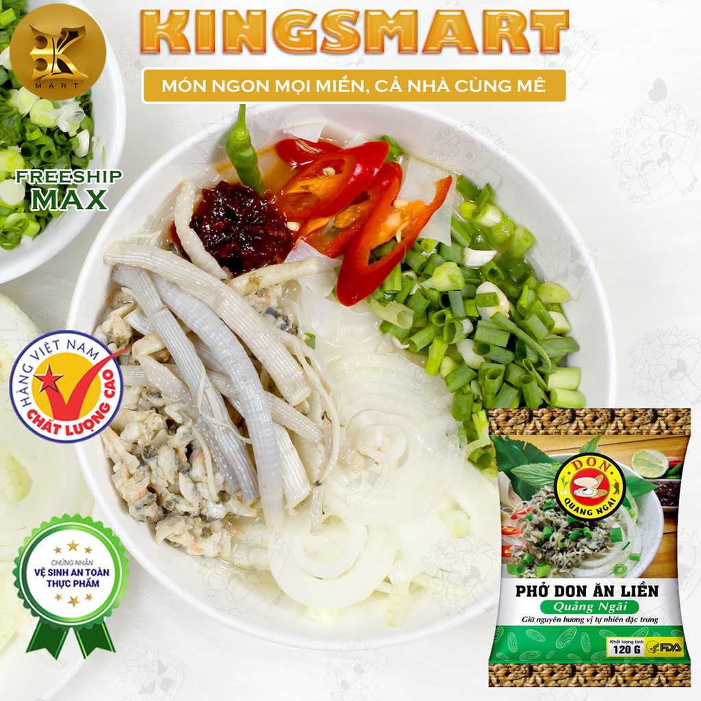 Thùng 30 Gói Phở Don Ăn Liền - Đặc Sản Quảng Ngãi