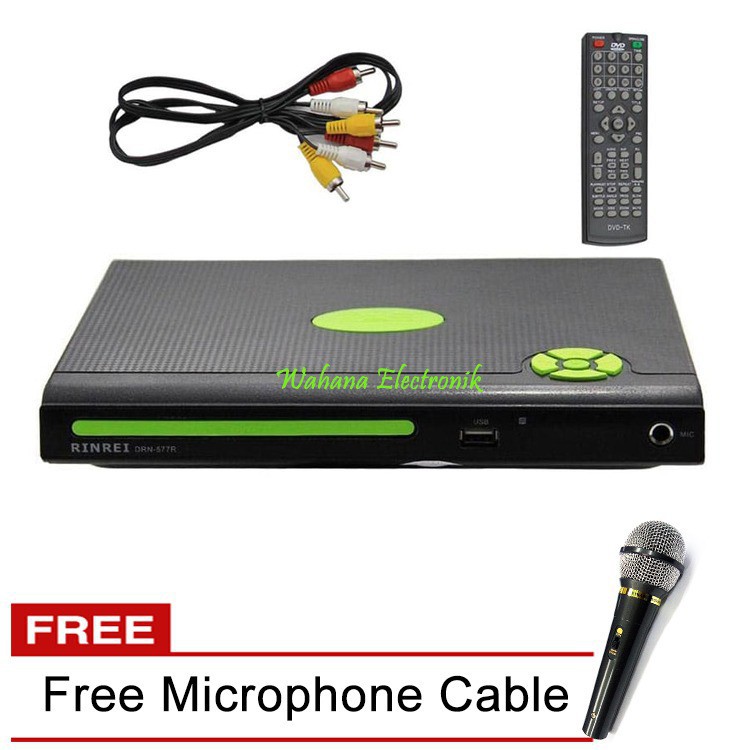 Rinrei Dvd Player - Optical Player - Usb + Micro Không Kèm Đầu Cắm Cho Karaoke Josss