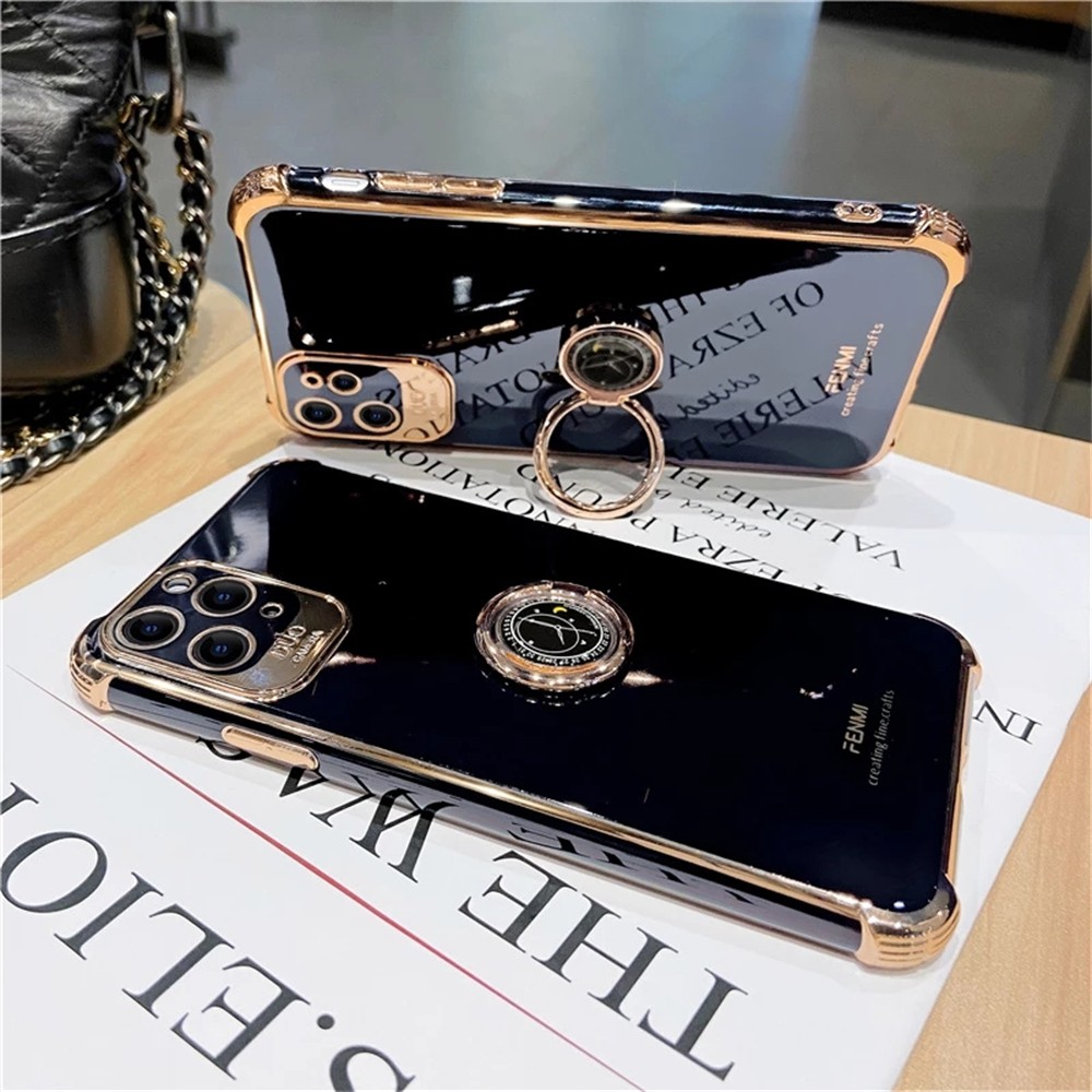 Ốp lưng iPhone 11 Pro Max viền vuông sang trọng dành cho compatible for iPhone 13 13Pro 13promax 11 Pro Max 12 iphone x xs max xr 7 8 plus