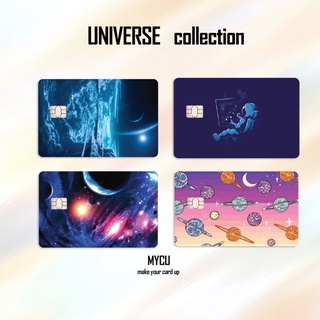 Miếng dán thẻ ngân hàng/dán thẻ ATM-UNIVERSE-Trang trí thẻ ATM, thẻ Xe, thẻ Thang Máy (Chống Nước, Chống Xước)