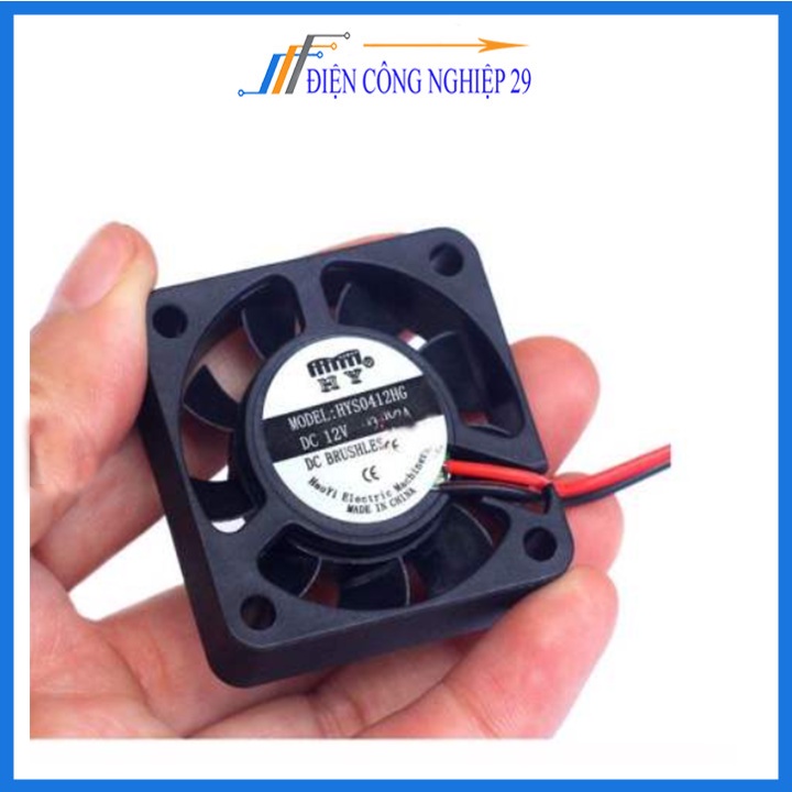 Quạt Tản Nhiệt Mini 4x4x1cm 12VDC 0.08A