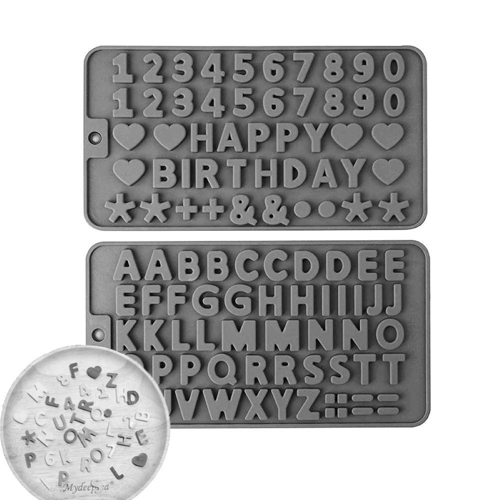 MOCHO Khuôn Làm Bánh / Sô Cô La / Đá / Kẹo Hình Chữ Cái Tiếng Anh Bằng
