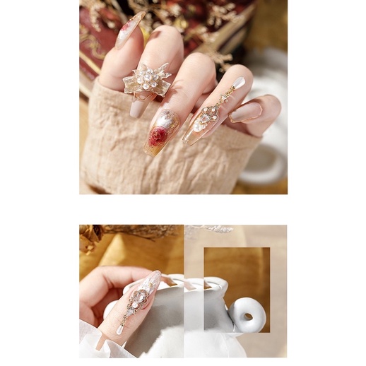 Charm đá cao cấp siêu sáng trang trí nail