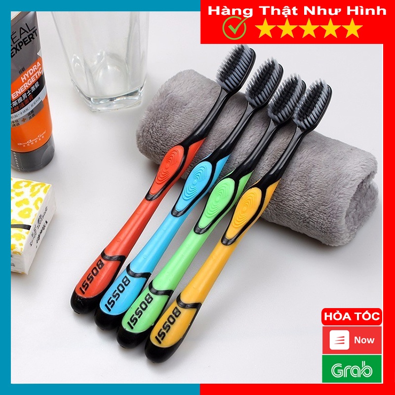 Bàn Chải Đánh Răng Bossi - Bàn Chải Than Tre Hoạt Tính Hàn Quốc 921 - MTDDT