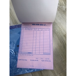 Combo 10 cuốn hoá đơn bán lẻ 2 liên (H)