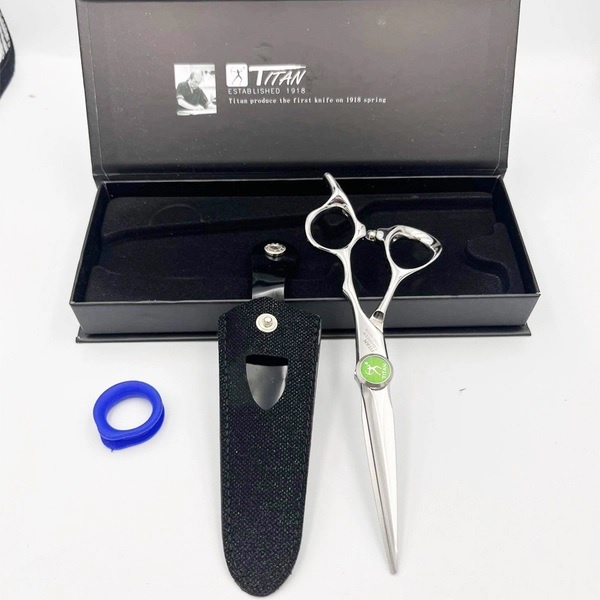 Kéo cắt tóc Titan thép 440C sắc bén bền bỉ - G630