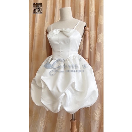 VÁY / ĐẦM 2 DÂY NƠ NGỰC DÁNG PHỒNG ( có lót, đệm ngực )