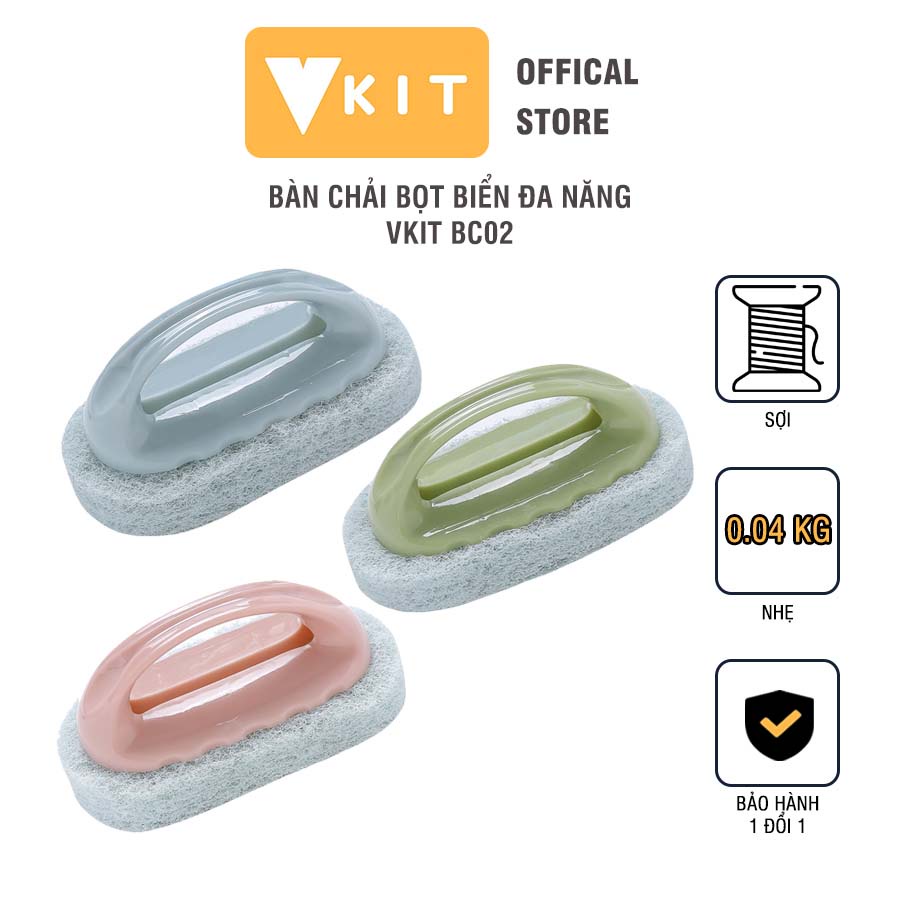 Bàn chải bọt biển đa năng Vkit BC02