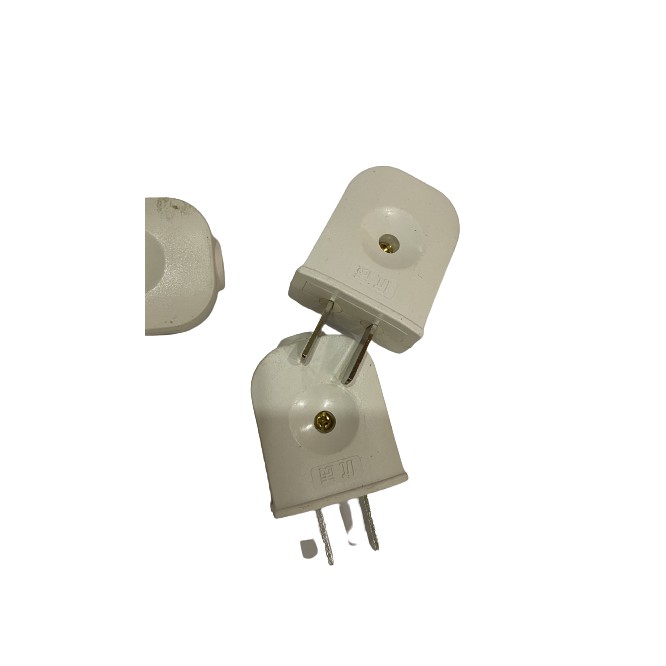 Phích Cắm Điện Nhựa Chống Cháy - Chịu Tải 16a 250v (Màu Trắng) PC301