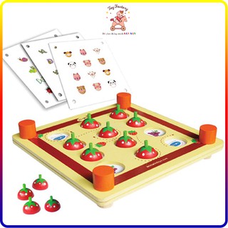 Đồ chơi gỗ Winwintoy - Tìm cặp trái dâu