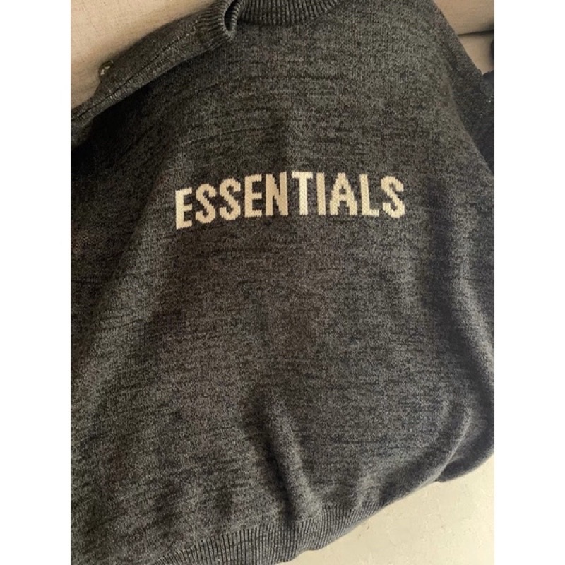 Áo Sweater ESSENTIALS Knit Sweater len cao cấp- Áo len ESSENTIALS / Sweater FEAR OF GOD FOG