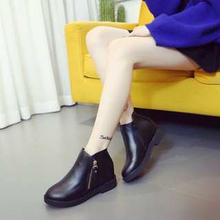 Boots cổ ngắn độn đế