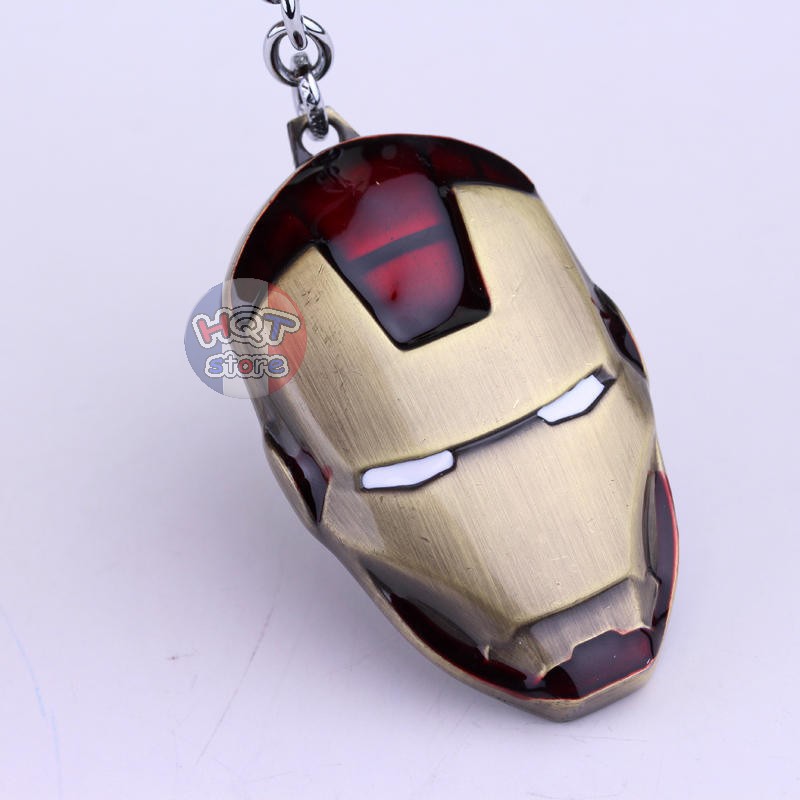Móc khóa mặt nạ Iron Man