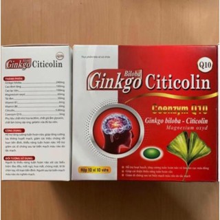 Ginkgo Biloba 240mg Bổ não, tăng cường tuần hoàn máu