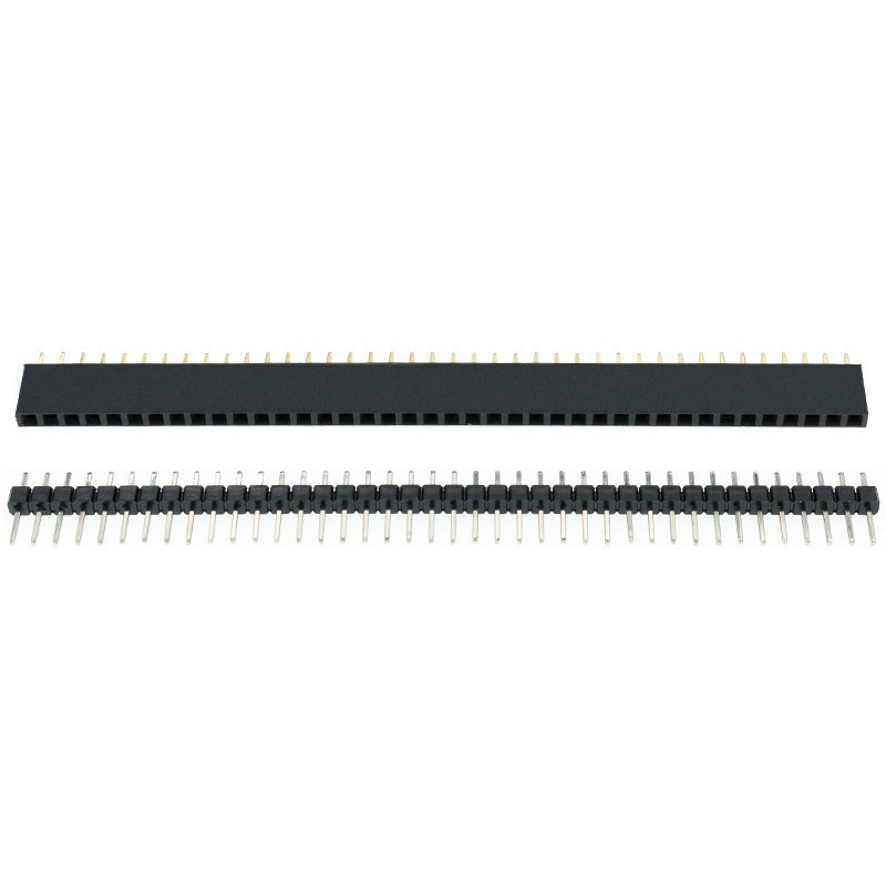 Đầu Nối Pin 1X40Pin 2.54mm + 1x40 Male