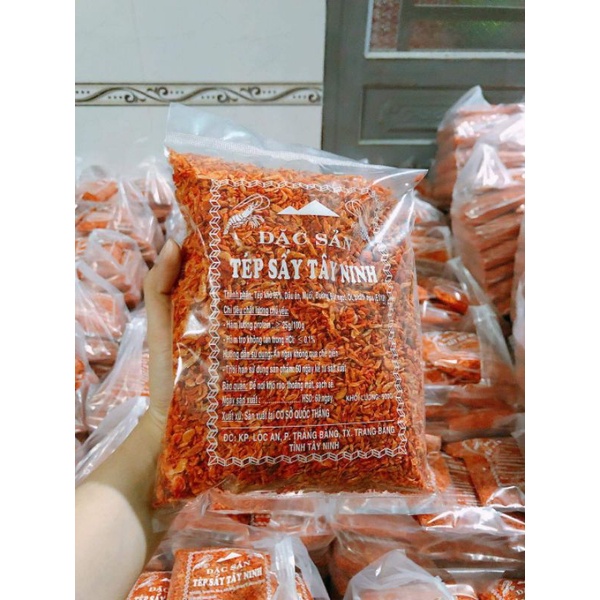 Tép sấy khô ăn liền hàng loại 1 sạch sẽ làm bánh tráng nướng,bắp xào,bún riêu