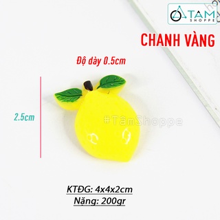 [NHỰA COMPOSITE]Nam châm hít tủ lạnh mô hình trái cây HTL-08