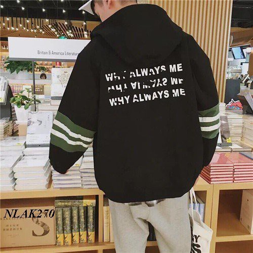 [S03] Áo khoác nam dù "Why always me" - M031 | BigBuy360 - bigbuy360.vn