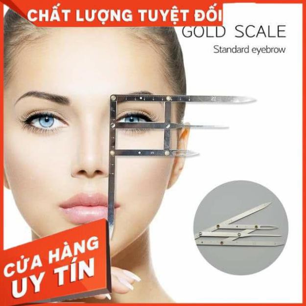 [ FREE SHIP ] Thước Đo Tỷ Lệ Vàng W - đồ phun xăm, dụng cụ phun xăm thẩm mỹ