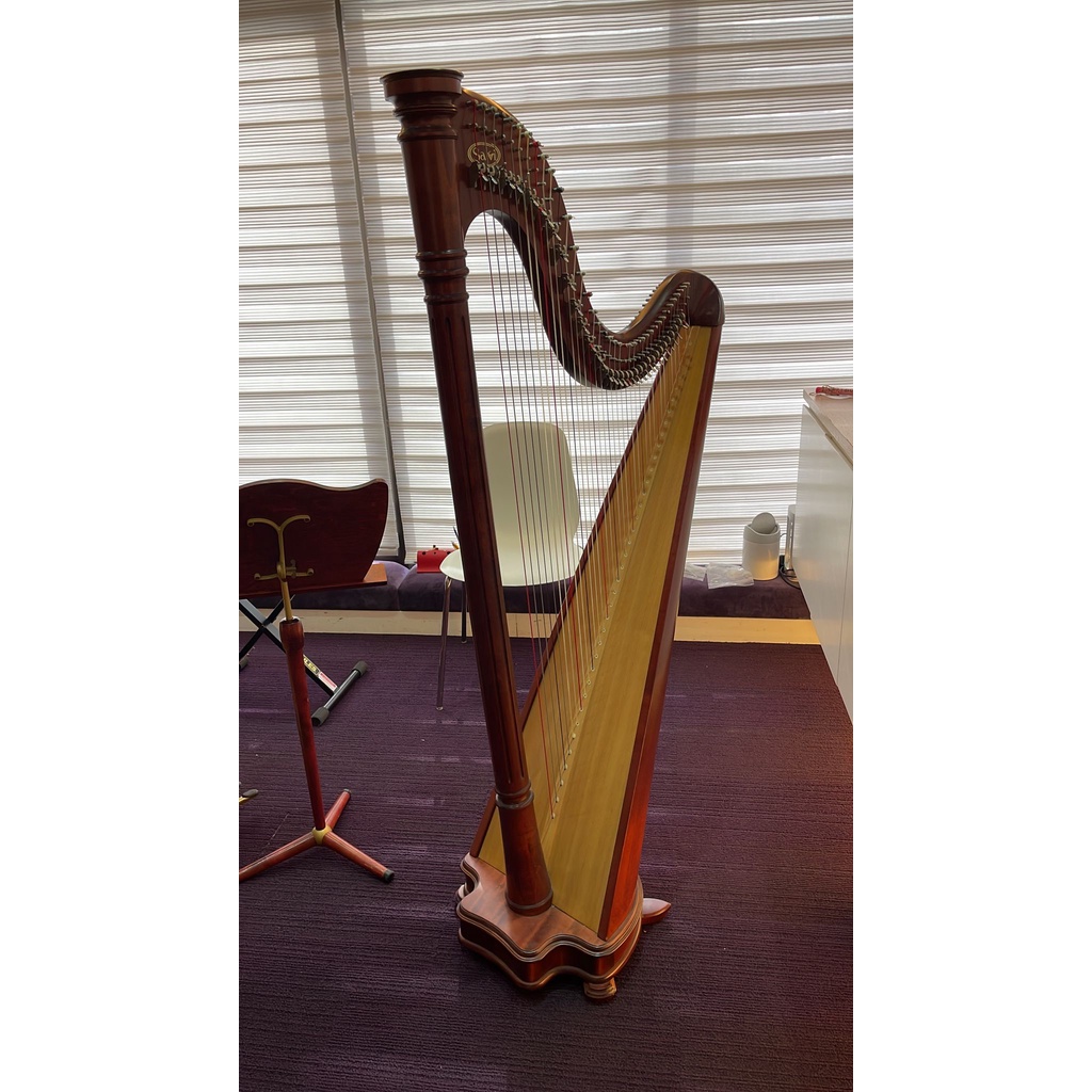 (HÀNG NHẬP KHẨU) ĐÀN HARP SALVI ANA 40 DÂY CHERRY COLOR THANH LÝ CHẤT LƯỢNG CỰC TỐT GIÁ CỰC MỀM