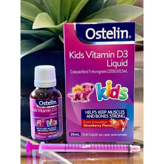 Vitamin D3 Ostelin cho bé từ 6m hàng xách tay Úc giakhanh