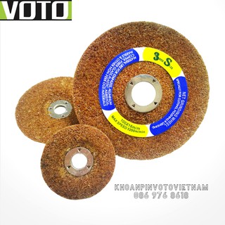 Mua Đĩa mài  dụng cụ đánh bóng kim loại và hợp kim loại 3 inch (70mm) dùng cho máy mài góc cầm tay (màu vàng nâu)