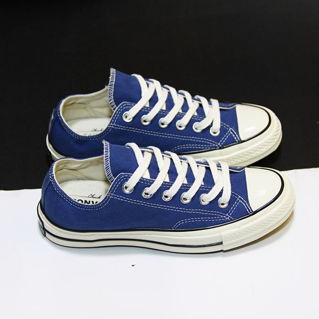 Giày Converse chính hãng 1970s thấp cổ vải xanh navy CTVX54