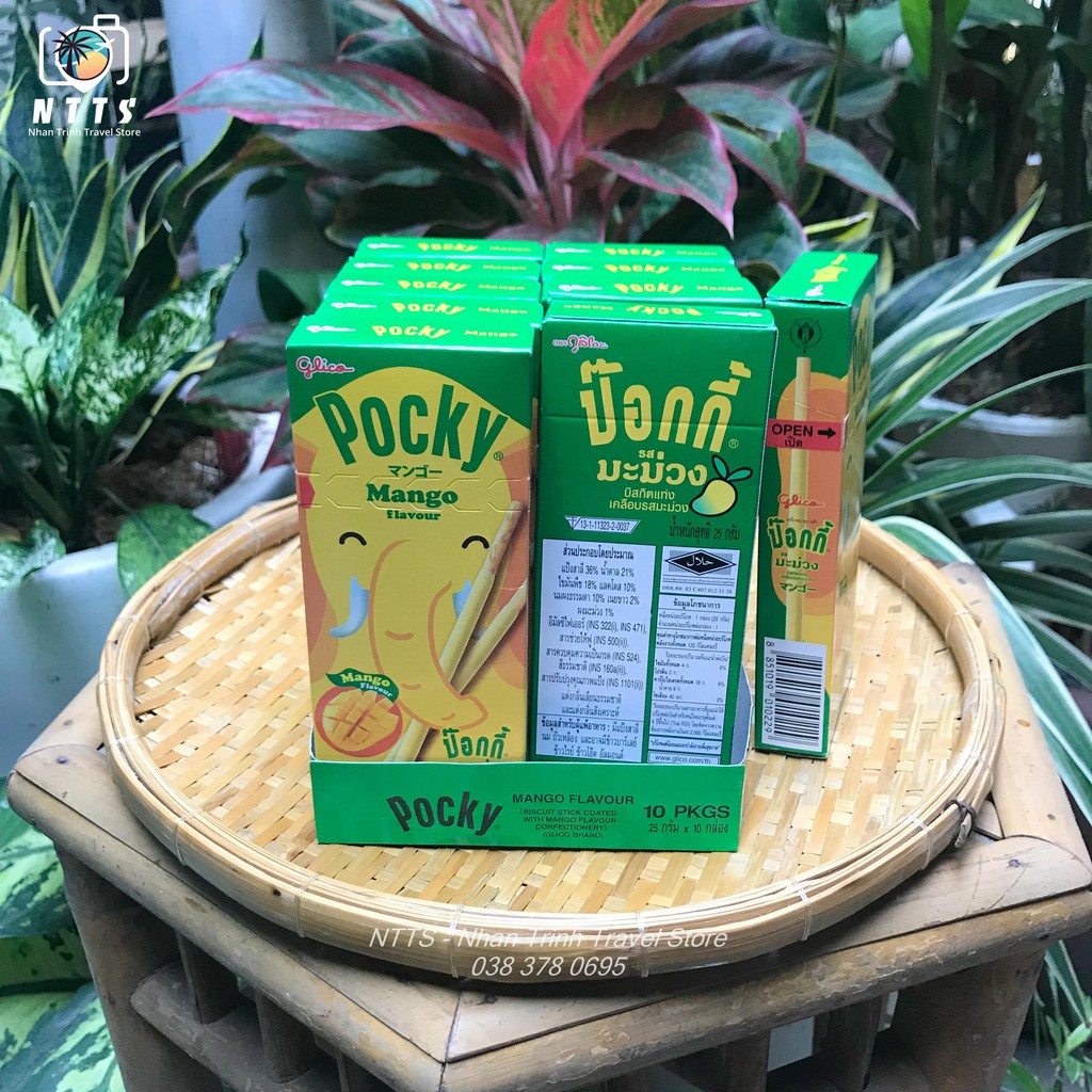 Bánh Pocky Chuối / Xoài / Trà Xanh Thái Lan