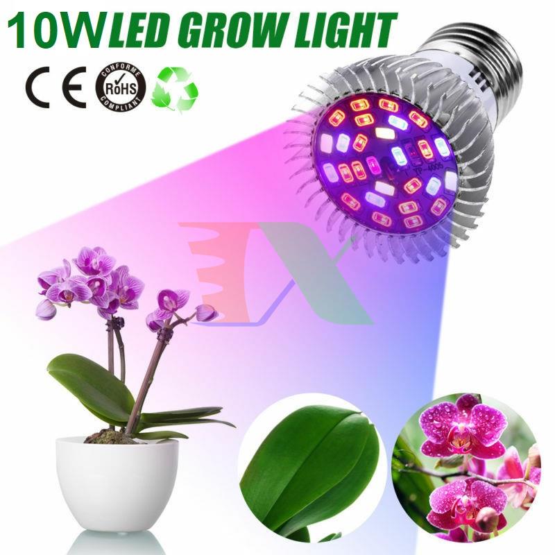 Đèn led trồng cây, trồng rau trong nhà, Led grow lights (10W, E27)