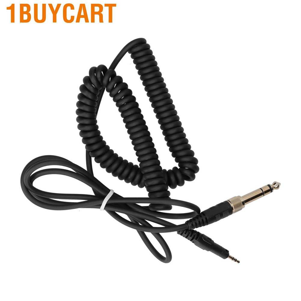 1buycart Stretchable Spring Headphone Audio Cord Replacement for Audio‑Technica ATH‑M50X M40X