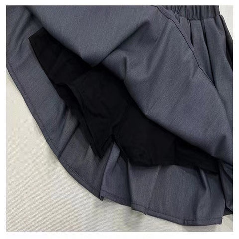 Bộ Áo Sơ Mi Phối Chân Váy Xếp Ly Thời Trang Mùa Hè Cho Bé Gái