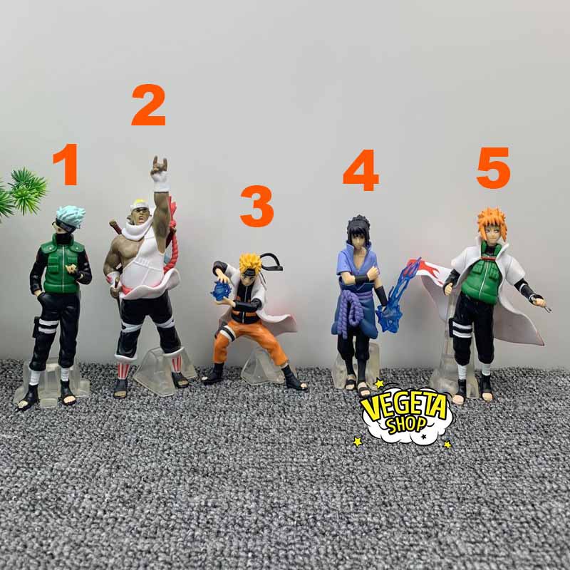 Mô hình Naruto - Mô hình Sasuke Kakashi Minato Killer Bee Naruto Hokage - Bán lẻ - Cao 10~15 cm