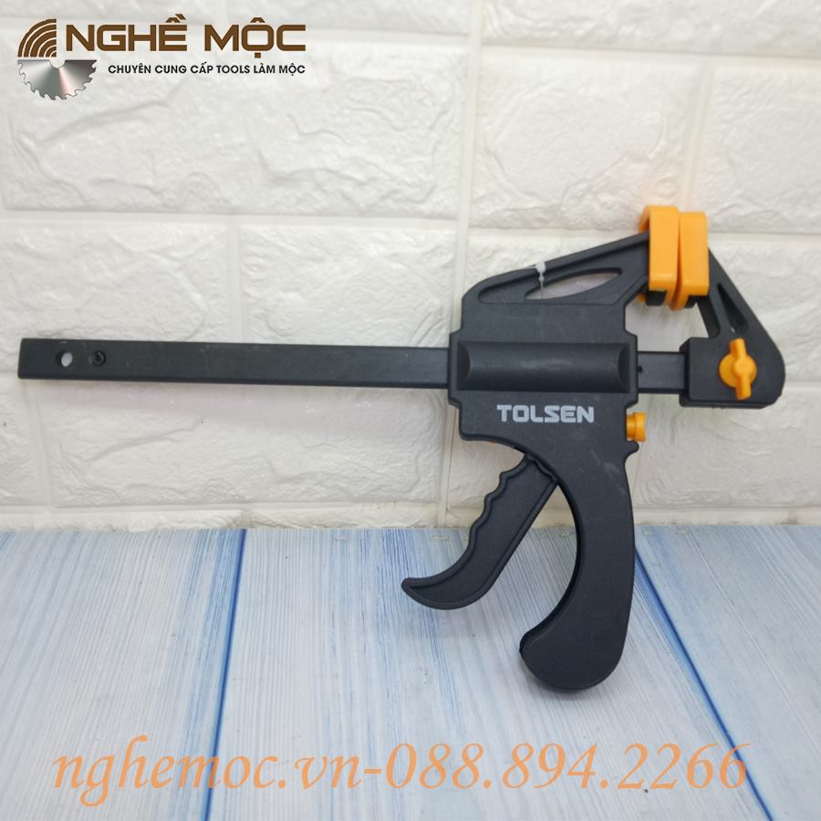 Kẹp nhanh giữ gỗ tiện lợi tolsen - Nghề Mộc