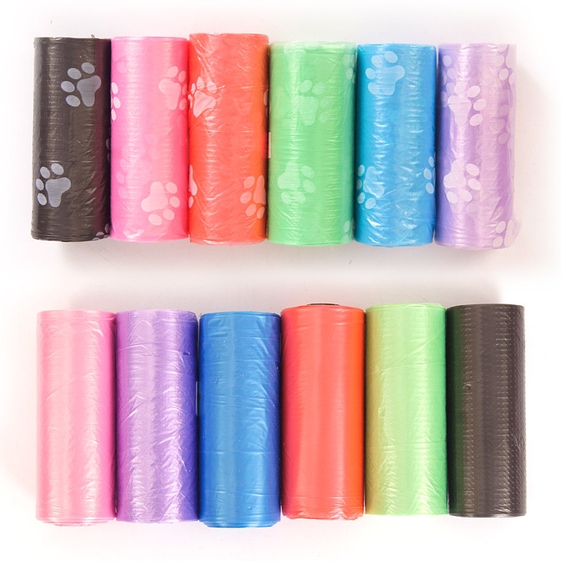 Túi đựng phân chó mèo- túi đựng rác Mini 15 túi/ cuộn