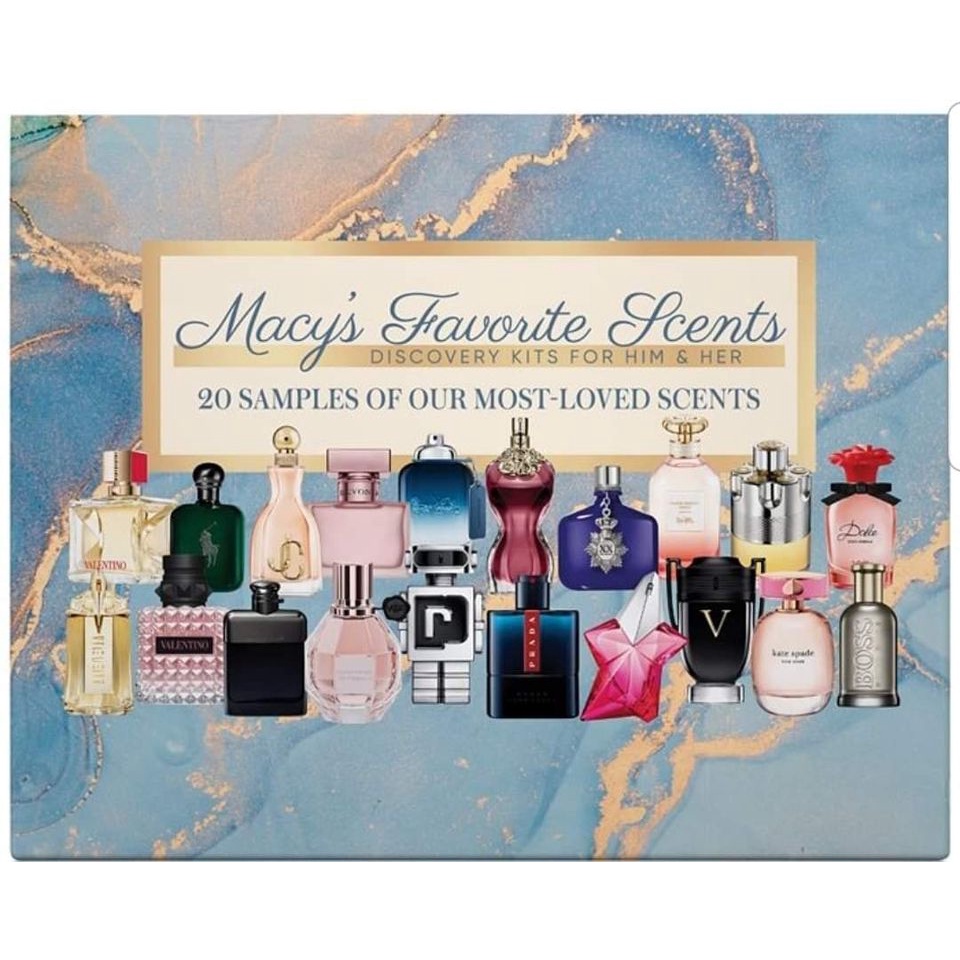 Set 20 sample vial nước hoa macys