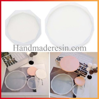 Khuôn Silicon Làm Khay Coaster Đa Giác